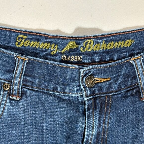Tommy Bahama Classic Jeans, Blue, Men's Size 38x32 - Picture 4 of 6